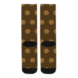 Hex Brown & Tan Sublimated Crew Socks (3 Packs)