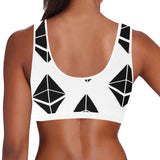 Ethereums Women's All Over Print Sports Bra