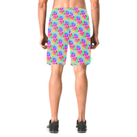 Hex PulseX Pulse Grey Men's All Over Print Elastic Beach Shorts