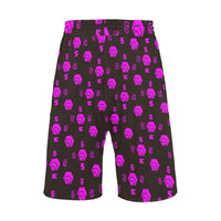 5555 Pink Men's All Over Print Casual Shorts