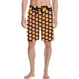 Shiba Inu Black Men's All Over Print Casual Shorts