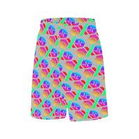 Hex PulseX Pulse Grey All Over Print Basketball Shorts With Pockets
