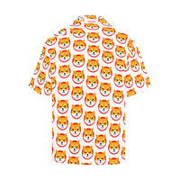 Shiba Inu Men's All Over Print Hawaiian Shirt