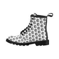 Future 3d WHT Men's PU Leather Martens Boots