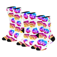 HPXdotCOM Sublimated Crew Socks (3 Packs)