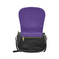 Pulses Small Black Classic Saddle Bag