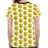 IM 3D WHT Women's All Over Print Mesh Cloth T-shirt