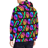 HPXdotCOM Black Men's All Over Print Hoodie