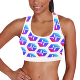 Pulse Women's All Over Print Sports Bra