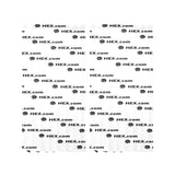 HEXdotcom Combo Gauze Curtain 28"x84" (Two Pieces)
