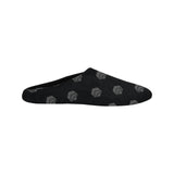 Hex Black & Grey Men's Non-Slip Cotton Slippers