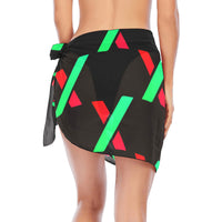 PulseX Black Women's Beach Sarong Wrap