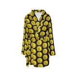 IM 3D BLK Women's All Over Print Fleece Robe