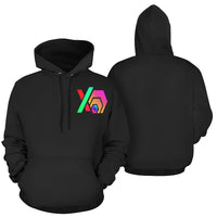 Hex Pulse PulseX Black Men's All Over Print Hoodie