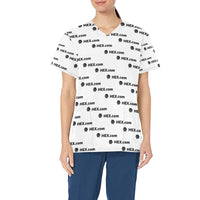 HEXdotcom Combo Women's All Over Print Scrub