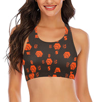 5555 Orange Crop Bikini Top