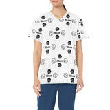 Hex Dot Com Women's All Over Print Scrub