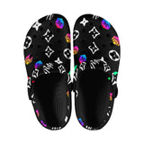 RH HPX Color White Custom Print Adults Clogs