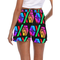 HPXdotCOM Black Women's Casual Beach Board Shorts