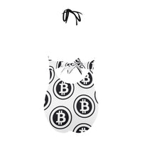 Bitcoin Backless Bow Hollow Out Swimsuit
