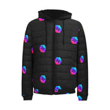 Pulse Small Black Men's Hooded Bomber Jacket