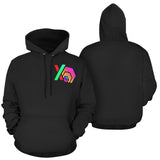 Hex Pulse PulseX Black Women's All Over Print Hoodie