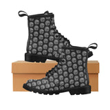 Future 3d BLK Men's PU Leather Martens Boots