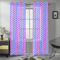 Pulses Small Gauze Curtain 28"x84" (Two Pieces)