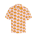 Shiba Inu Men's All Over Print Hawaiian Shirt