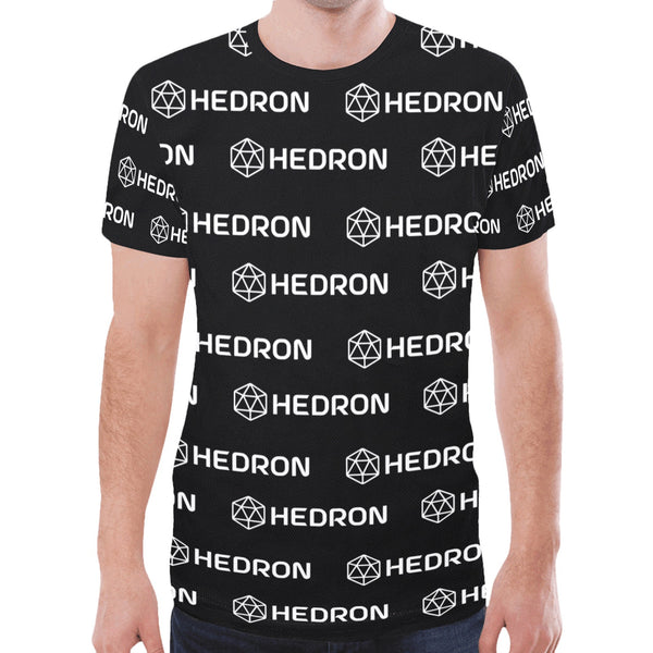 Hedron Combo White Men's All Over Print Mesh T-shirt