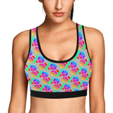 Hex PulseX Pulse Grey Women's All Over Print Sports Bra