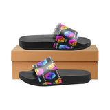 Hex Pulse TEXT Black Kid's Slide Sandals