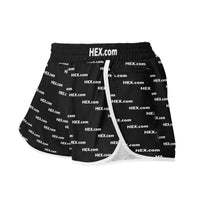 HEXdotcom White Women's Sports Shorts