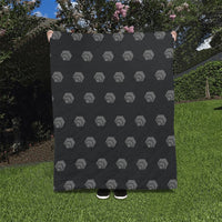 Hex Black & Grey Custom Quilt 40"x50"