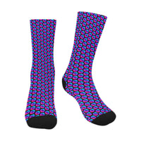 Pulses Small Black Sublimated Crew Socks (3 Packs)