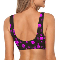 5555 Pink Sport Bikini Top