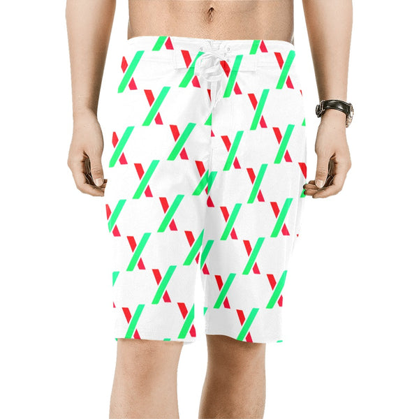 PulseX Men's All Over Print Beach Shorts