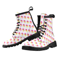 Hex Color Dot Com Women's PU Leather Martens Boots