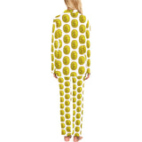 IM 3D WHT Women's Long Pajama Set