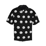 Hex White Black Men's All Over Print Hawaiian Shirt