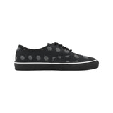 Hex Black & Grey Men's Classic Canvas Low Top Shoe