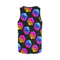 Hex Pulse Combo Black Men's All Over Print Tank Top