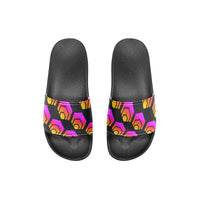 Hex Black Kid's Slide Sandals