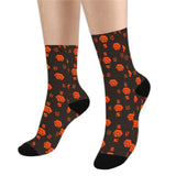 5555 Orange Sublimated Crew Socks (3 Packs)