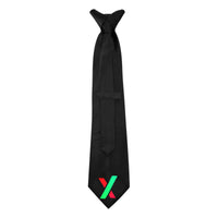 PulseX Logos Black Custom Peekaboo Necktie