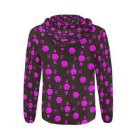 5555 Pink Men's All Over Print Full Zip Hoodie