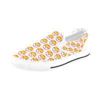 Shiba Inu Slip-on Canvas Women's Shoes