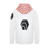 Hex Small Hood Women's All-Over Print Hoodie