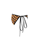 Shiba Inu Black Custom Bikini Swimsuit Bottom