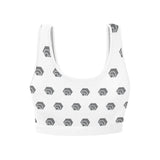 Hex Grey Women's All Over Print Sports Bra